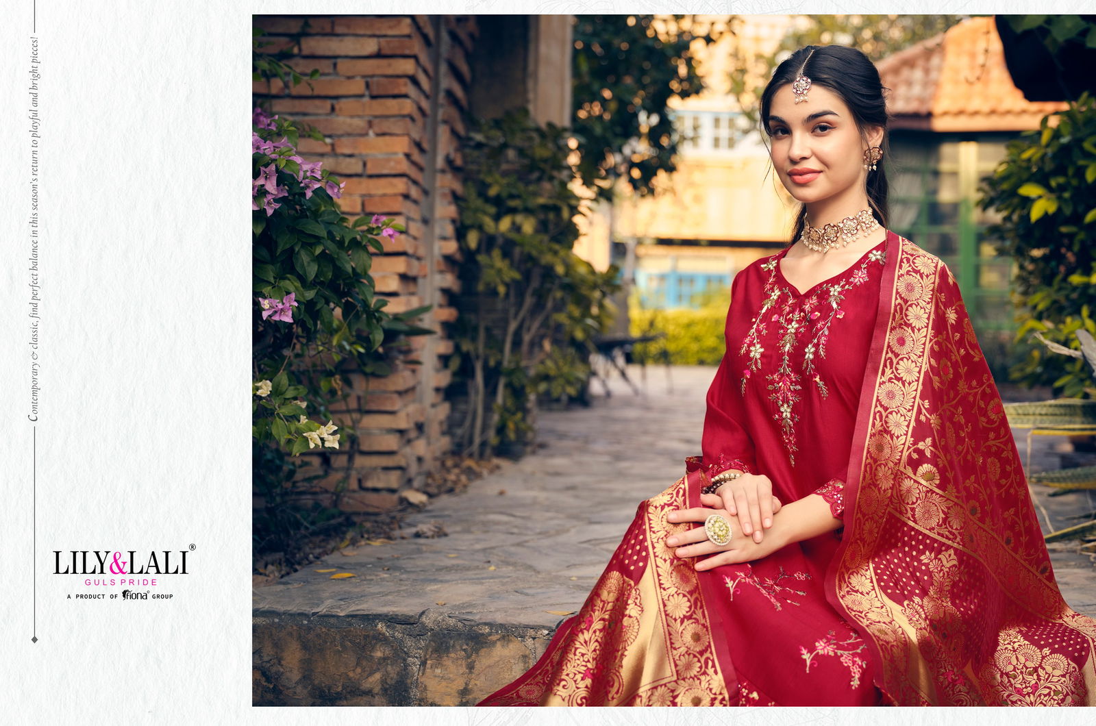 Hasmeena Vol 2 By Lily And Lali Kurti With Bottom Dupatta Orders in India
